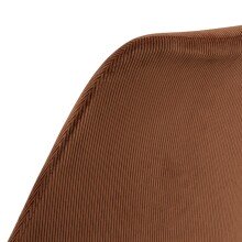 Esszimmerstuhl >Ermina< (2-er Set) in Kupfer aus Metall - 48,5x85,5x54cm (BxHxT)