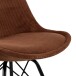 Esszimmerstuhl >Ermina< (2-er Set) in Kupfer aus Metall - 48,5x85,5x54cm (BxHxT)