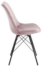 Esszimmerstuhl >Ermina< (2-er Set) in Dusty Rose - 48,5x85,5x54 (BxHxT)