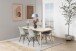 Esszimmerstuhl >Ermina< (2-er Set) in Sand aus Metall - 48,5x85,5x54cm (BxHxT)