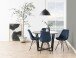 Esszimmerstuhl >Ermina< (2-er Set) in Marineblau - 48,5x85,5x54 (BxHxT)