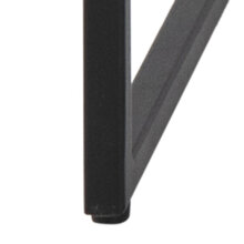 Couchtisch >Inverness< in Schwarz matt aus MDF Metall - 120x48x60cm (BxHxT)
