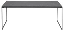 Couchtisch >Inverness< in Schwarz matt aus MDF Metall - 120x48x60cm (BxHxT)