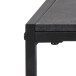 Couchtisch >Inverness< in Schwarz matt aus MDF Metall - 120x48x60cm (BxHxT)
