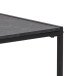 Couchtisch >Inverness< in Schwarz matt aus MDF Metall - 120x48x60cm (BxHxT)