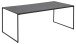 Couchtisch >Inverness< in Schwarz matt aus MDF Metall - 120x48x60cm (BxHxT)