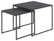 Satztisch >Inverness< in Schwarz matt aus MDF...