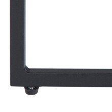 Satztisch >Inverness< in Schwarz matt aus MDF Metall - 50x45x50cm (BxHxT)