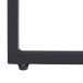 Satztisch >Inverness< in Schwarz matt aus MDF Metall - 50x45x50cm (BxHxT)