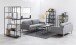 Satztisch >Inverness< (3 teilig) in Schwarz matt - 120x48x60 (BxHxT)