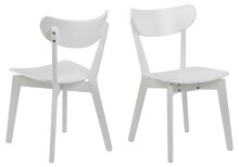 Esszimmerstuhl >Roanne< (2-er Set) in  aus Rubberwood - 45x79,5x55cm (BxHxT)