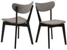 Esszimmerstuhl >Roanne< (2-er Set) in  aus Rubberwood - 45x79,5x55cm (BxHxT)