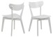 Esszimmerstuhl >Roanne< (2-er Set) in  aus Rubberwood - 45x79,5x55cm (BxHxT)
