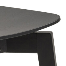 Esszimmerstuhl >Roanne< (2-er Set) in Schwarz Eiche - 45x79,5x55 (BxHxT)