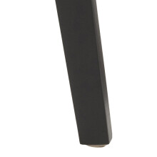 Esszimmerstuhl >Roanne< (2-er Set) in Schwarz Eiche - 45x79,5x55 (BxHxT)