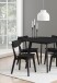 Esszimmerstuhl >Roanne< (2-er Set) in Schwarz Eiche - 45x79,5x55 (BxHxT)
