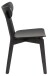 Esszimmerstuhl >Roanne< (2-er Set) in Schwarz Eiche - 45x79,5x55 (BxHxT)
