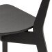 Esszimmerstuhl >Roanne< (2-er Set) in Schwarz Eiche - 45x79,5x55 (BxHxT)
