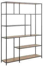Regal >Carney< in Wildeiche aus Metall,MDF -...