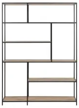 Regal >Carney< in Wildeiche aus Metall,MDF -...