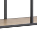Regal >Carney< in Wildeiche aus Metall,MDF - 135x185x35cm (BxHxT)