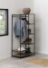 Garderobenständer >Carney< in Wildeiche aus Metall,MDF - 77x165x45cm (BxHxT)