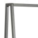 Garderobenständer >Carney< in Wildeiche aus Metall,MDF - 77x165x37cm (BxHxT)