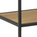 Regal >Carney< in Wildeiche aus Metall,MDF - 135x150x35cm (BxHxT)