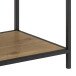 Regal >Carney< in Wildeiche aus Metall,MDF - 135x150x35cm (BxHxT)