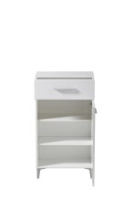 Schuhschrank >Cacak< in Weiß - 58x101,5x35cm (BxHxT)