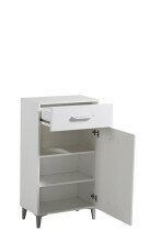 Schuhschrank >Cacak< in Weiß - 58x101,5x35cm (BxHxT)
