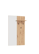 Garderobenpaneel >Sabac< in Artisan Eiche - 79x132x19,5cm (BxHxT)