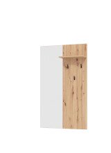 Garderobenpaneel >Sabac< in Artisan Eiche - 79x132x19,5cm (BxHxT)