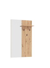 Garderobenpaneel >Sabac< in Artisan Eiche - 79x132x19,5cm (BxHxT)