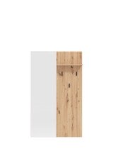 Garderobenpaneel >Sabac< in Artisan Eiche - 79x132x19,5cm (BxHxT)