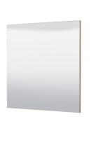 Wandspiegel >Sabac< in Artisan Eiche - 80x80x2cm (BxHxT)