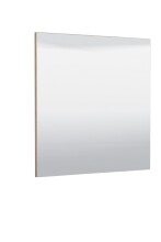 Wandspiegel >Sabac< in Artisan Eiche - 80x80x2cm (BxHxT)