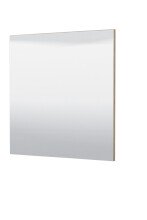 Wandspiegel >Sabac< in Artisan Eiche - 80x80x2cm...