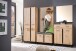 Wandspiegel >Sabac< in Artisan Eiche - 80x80x2cm (BxHxT)