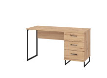 Schreibtisch >Sabac< in Artisan Eiche - 137,5x75x56cm (BxHxT)