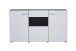 Highboard >Borca< in Opaque White - 173x96,5x41,5cm (BxHxT)