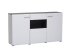 Highboard >Borca< in Opaque White - 173x96,5x41,5cm (BxHxT)
