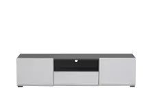 TV-Board >Borca< in Opaque White - 153x38,5x41,5cm...