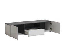 TV-Board >Borca< in Opaque White - 153x38,5x41,5cm (BxHxT)