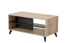 Couchtisch >Uzice< in Grey Oak - 101x47x50cm (BxHxT)