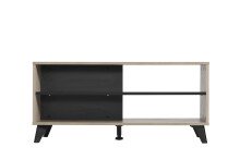 Couchtisch >Uzice< in Grey Oak - 101x47x50cm (BxHxT)