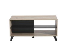 Couchtisch >Uzice< in Grey Oak - 101x47x50cm (BxHxT)