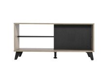 Couchtisch >Uzice< in Grey Oak - 101x47x50cm (BxHxT)