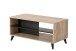 Couchtisch >Uzice< in Grey Oak - 101x47x50cm (BxHxT)