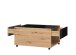Couchtisch >Mitrovica< in Artisan Eiche Schwarz - 92x47,5x74cm (BxHxT)